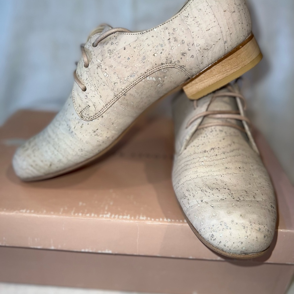 Derby marble Sydney brown women shoes